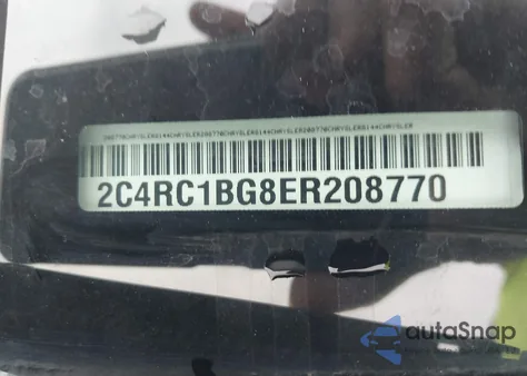 2014 Chrysler Town & Country Touring from USA, damaged, VIN 2C4RC1BG8ER208770